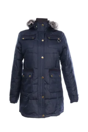 BARBOUR Navy Artic Parka Multipocket Hooded Coat Size 2XL