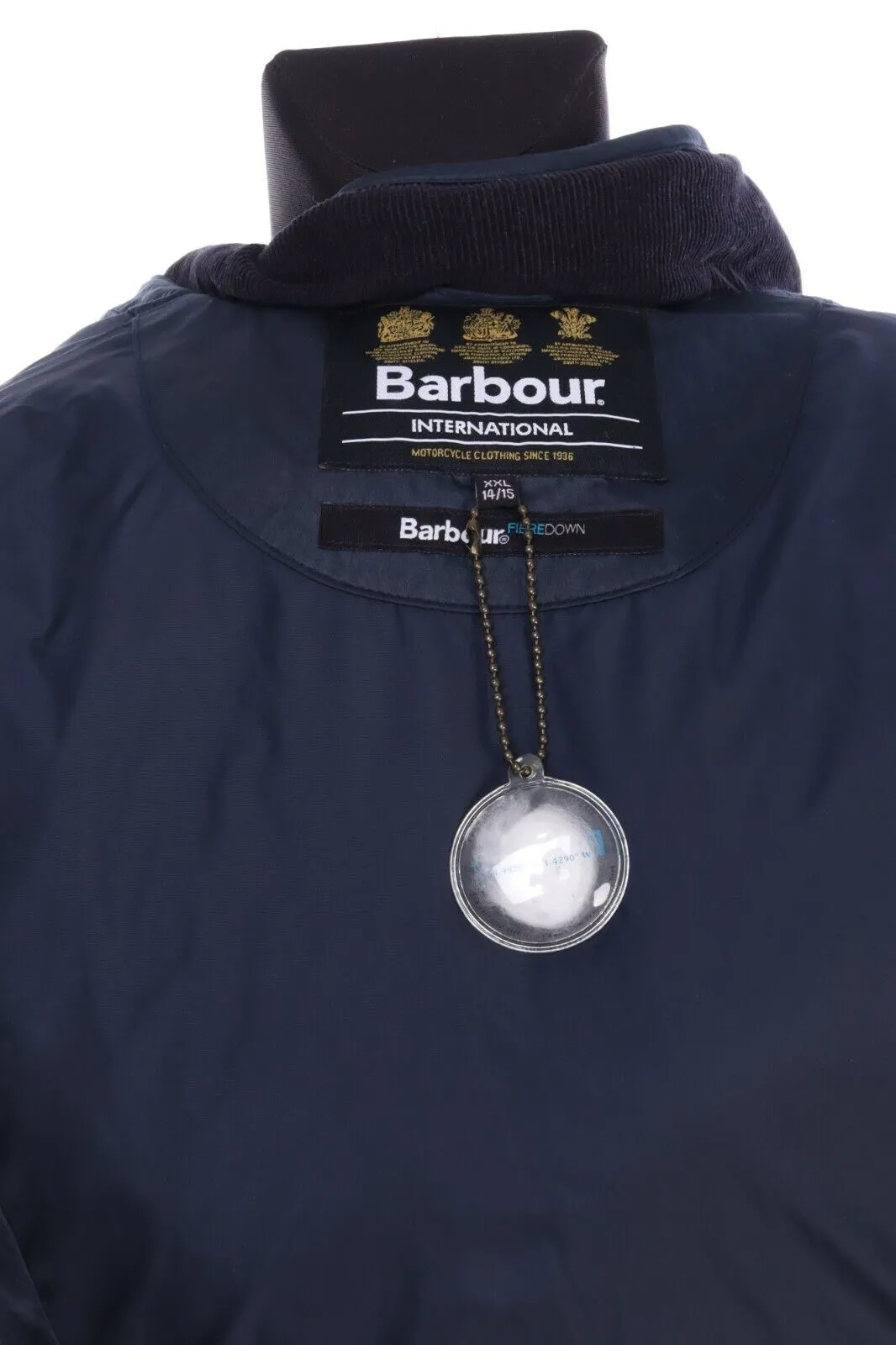 BARBOUR Navy Artic Parka Multipocket Hooded Coat Size 2XL