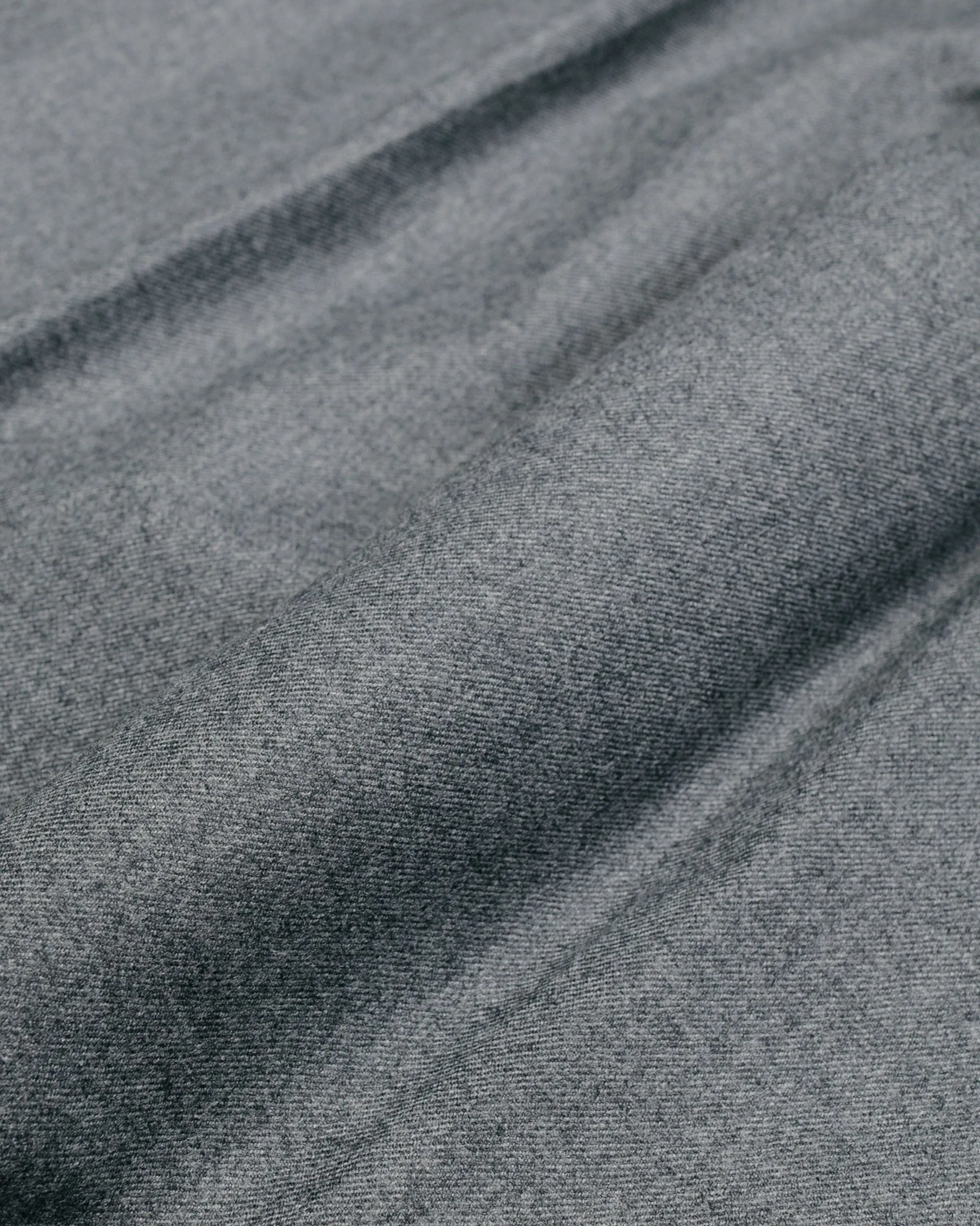 Beams Plus Ivy Trousers Ankle-Cut Flannel Grey