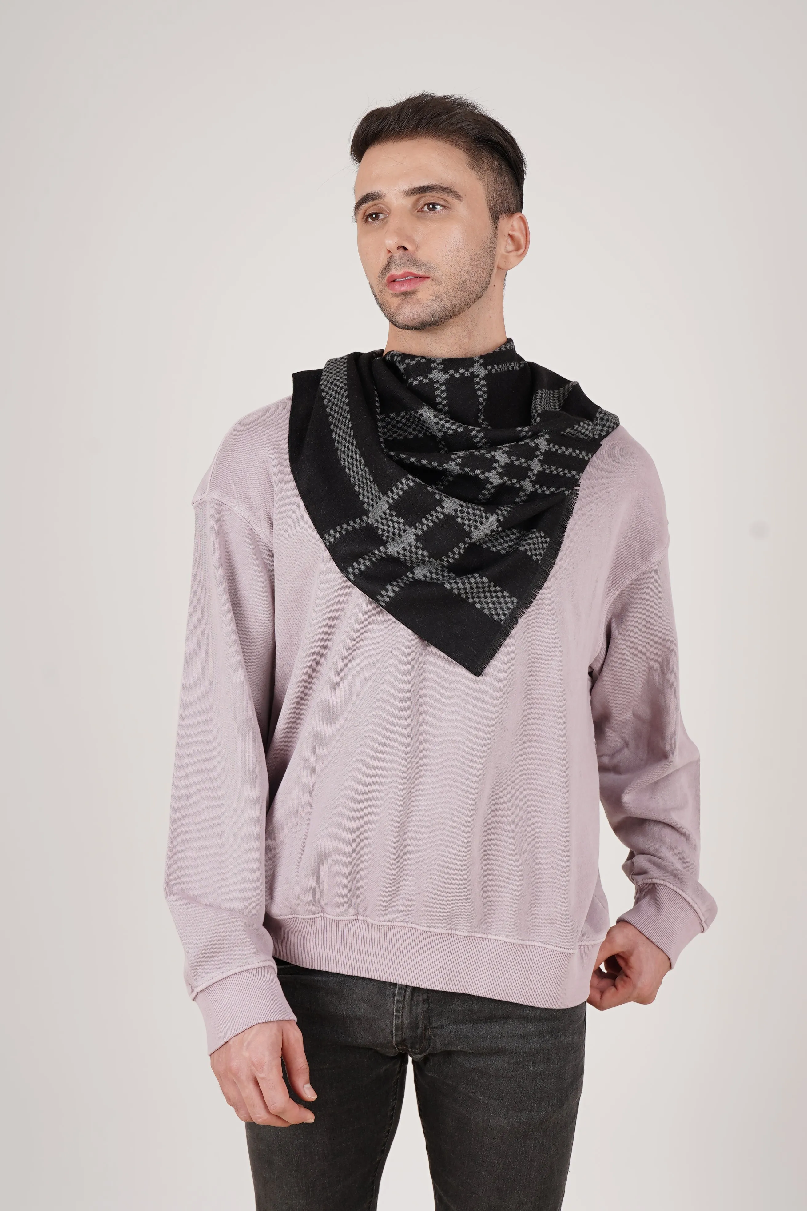 Casually Professional Wool Blend Scarf - Unisex Scarf