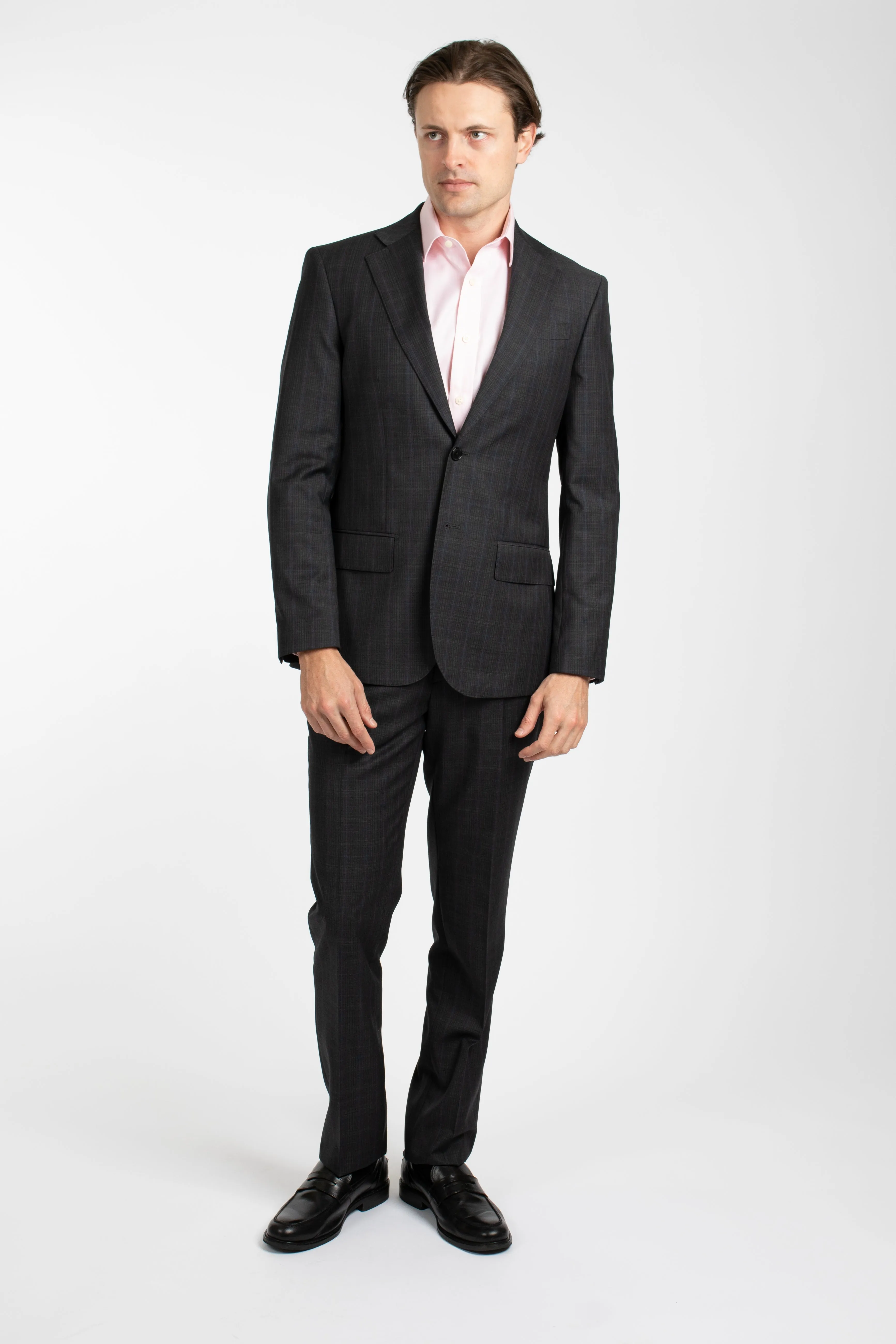 Charcoal Check Trouser