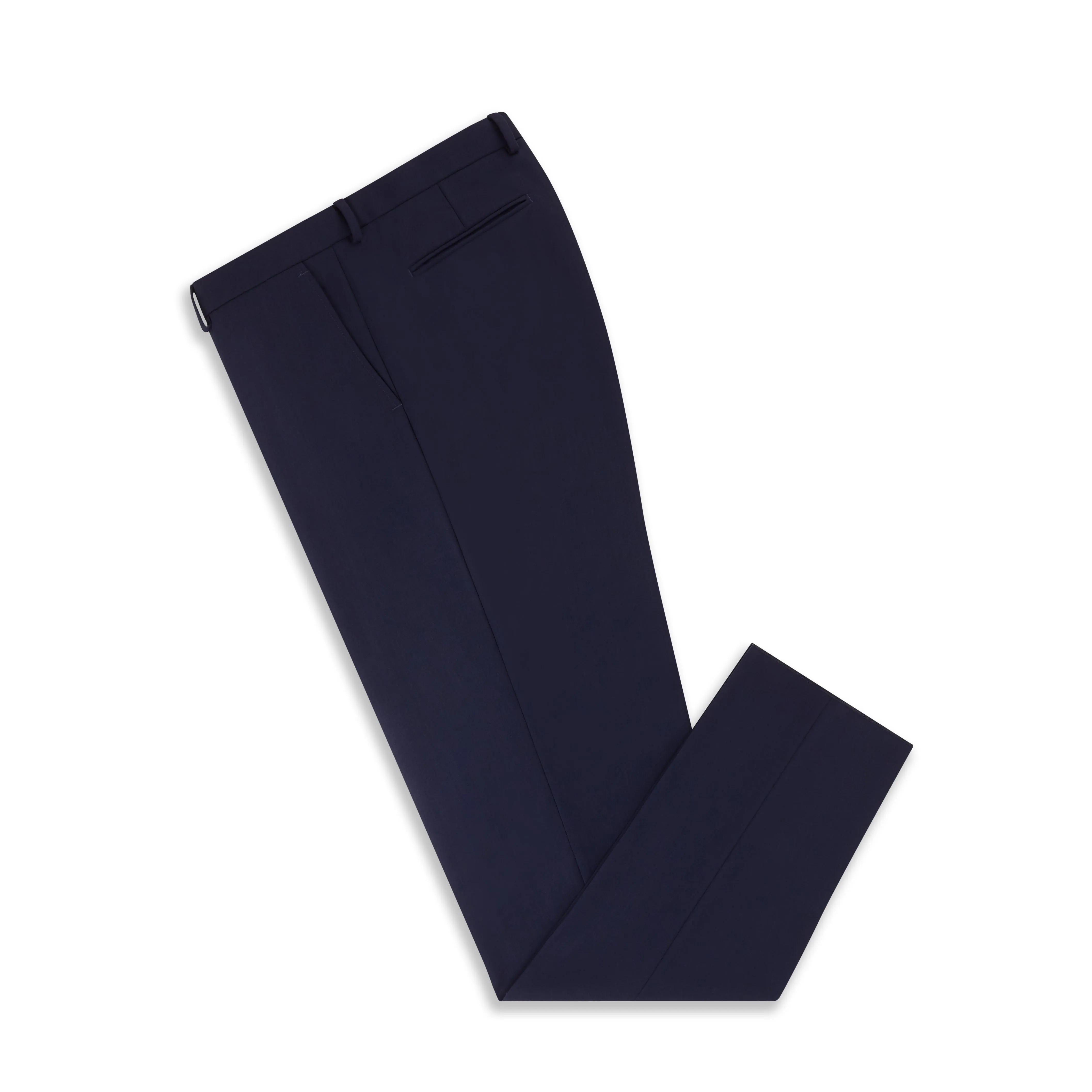 Churton Semi Lined Navy Tropical Ply Wool Suit