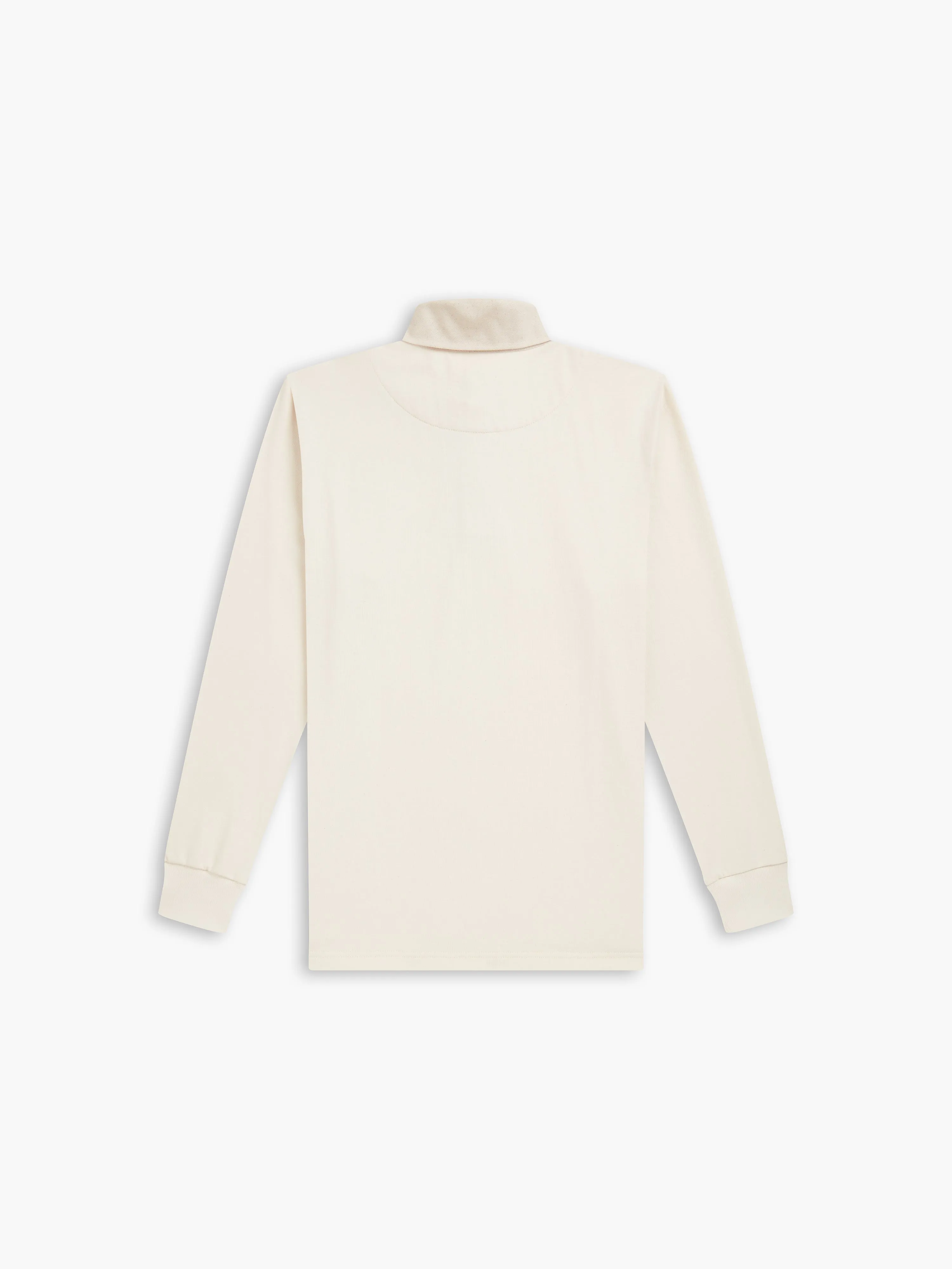 Cotton Rugby Shirt in Off-White