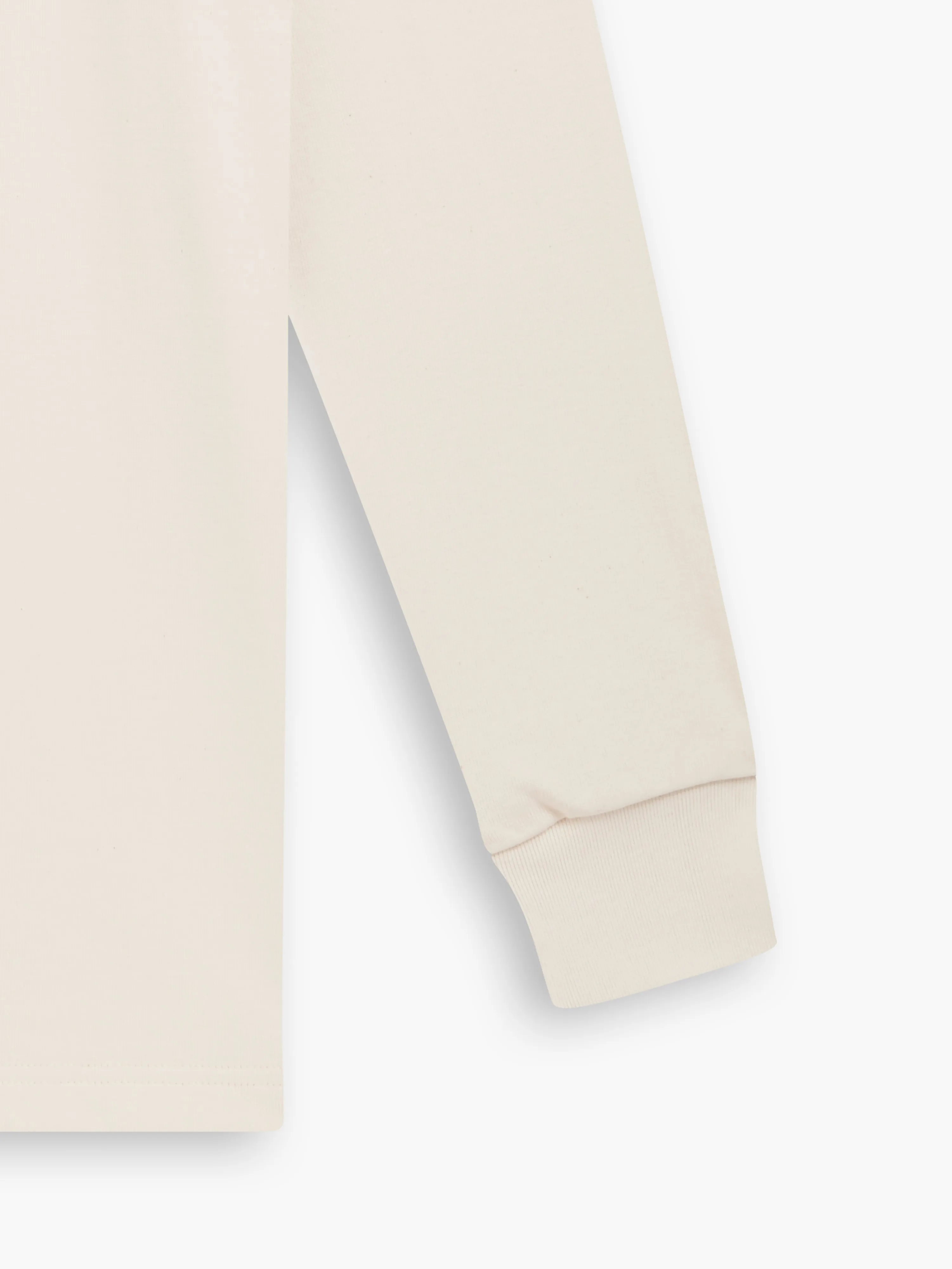 Cotton Rugby Shirt in Off-White