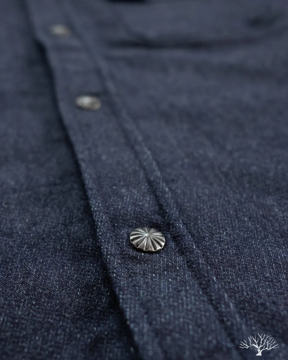Crosscut Western - Indigo Knit