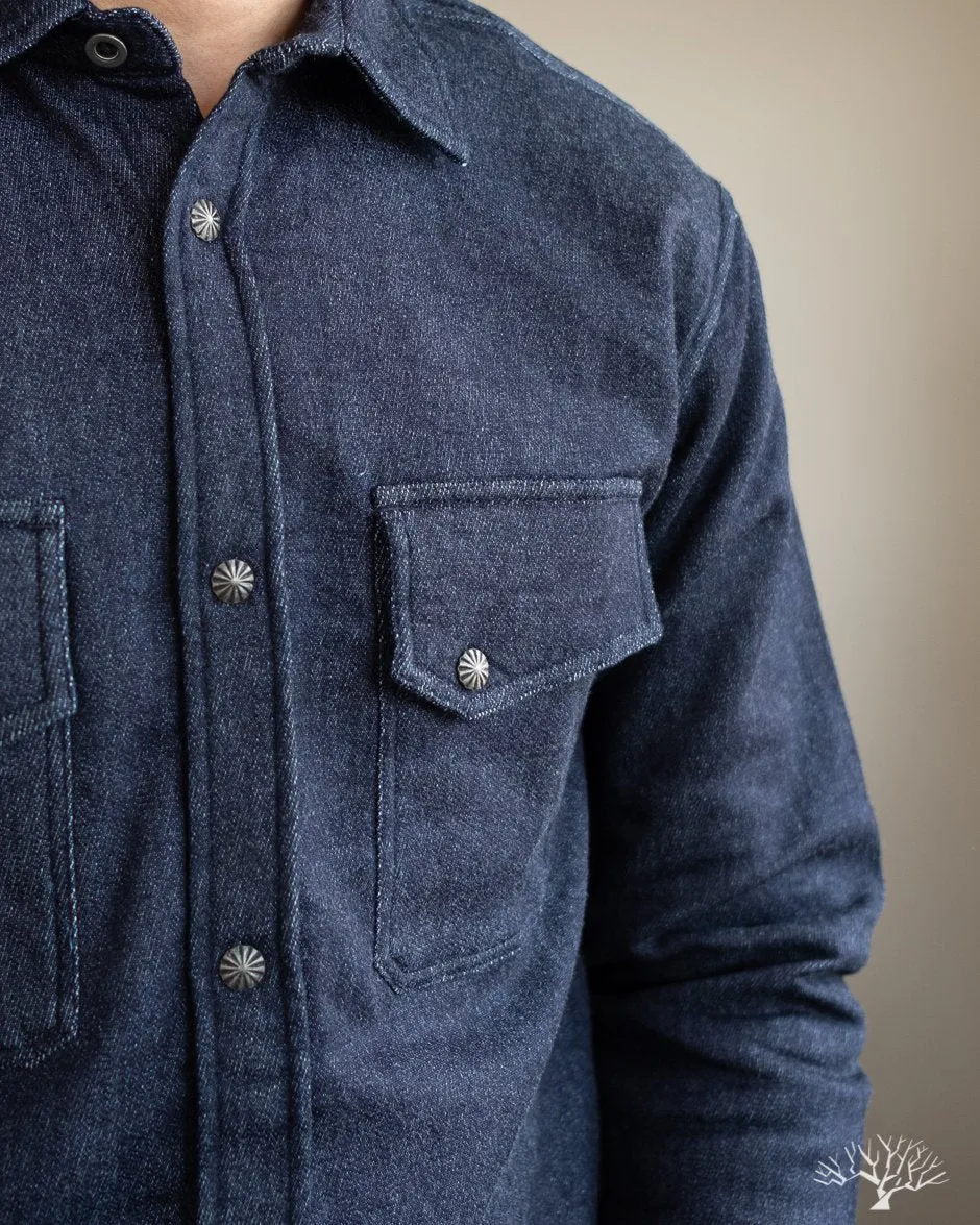 Crosscut Western - Indigo Knit