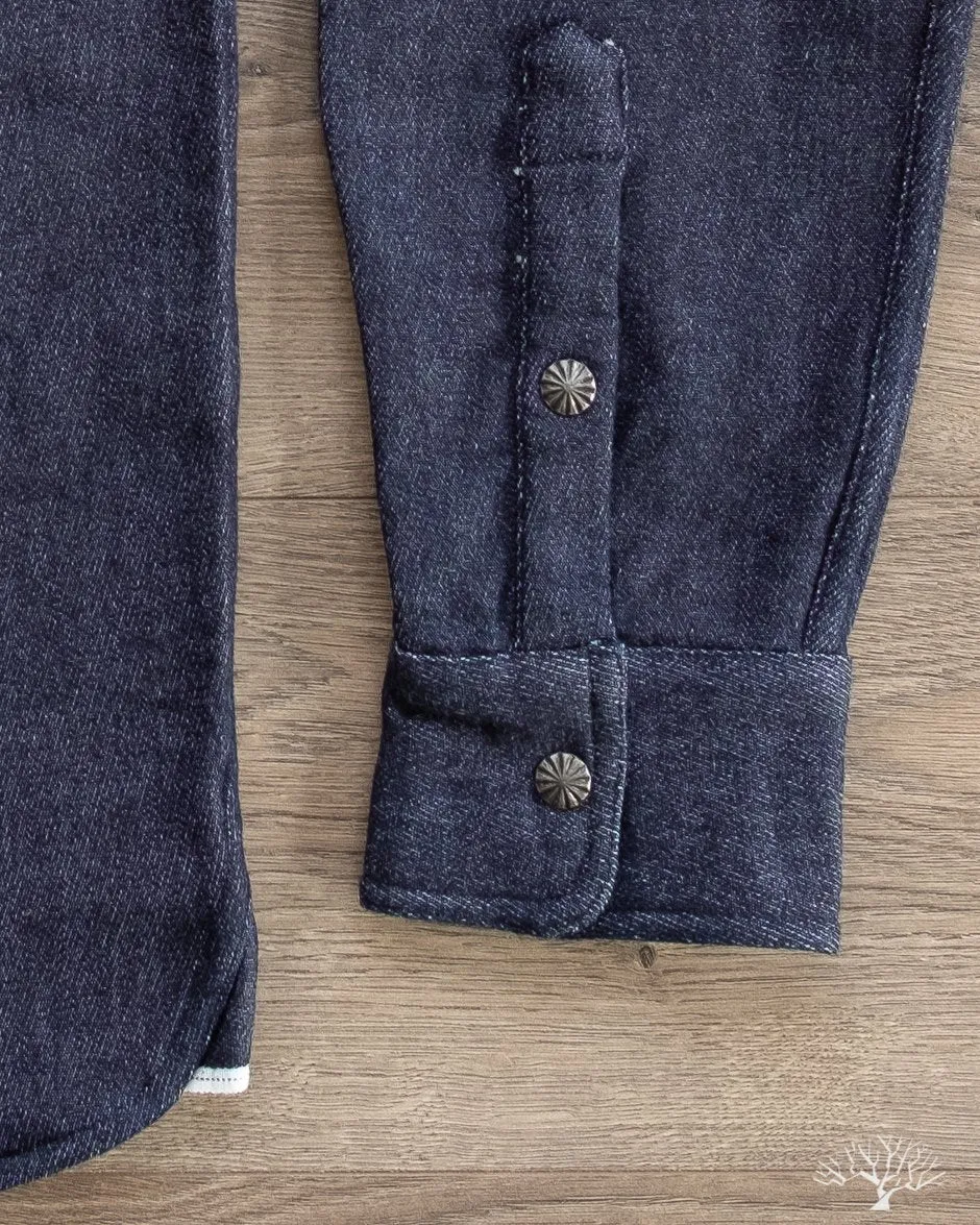 Crosscut Western - Indigo Knit