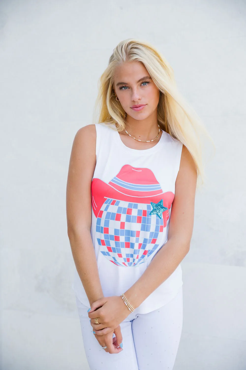 DISCO COWGIRL TANK