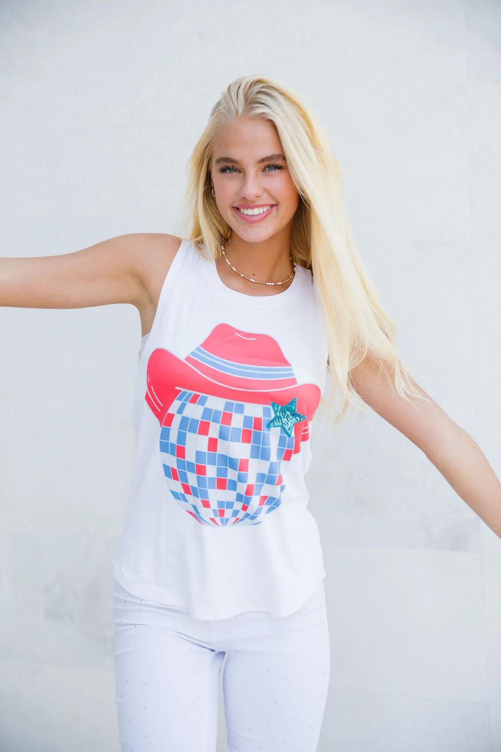 DISCO COWGIRL TANK