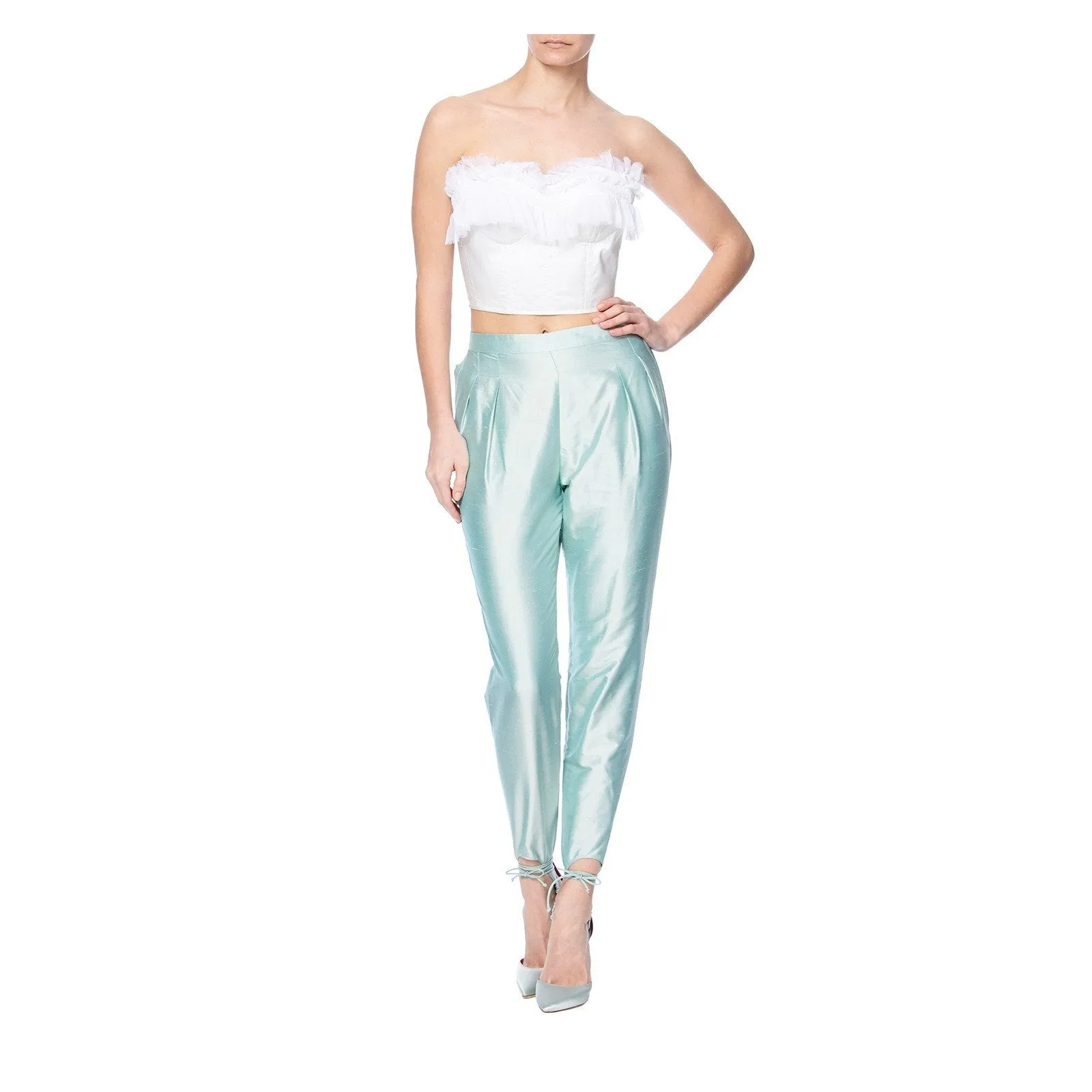 EDIE STIRRUP PANT IN PALE MINT