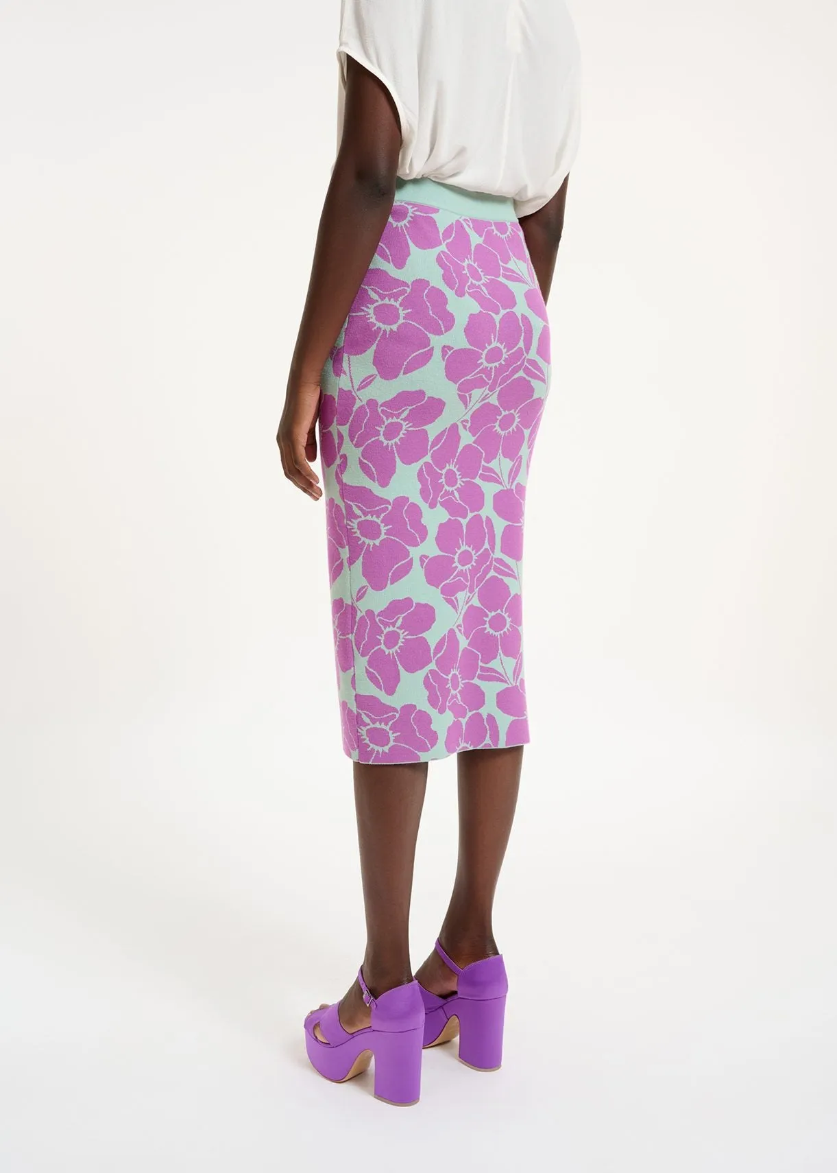 ESSENTIEL ANTWERP DIPLOMA MIDI SKIRT