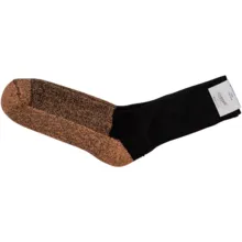 Glucology® Copper Fiber Antifungal Full Crew Socks/Unisex/Black or White