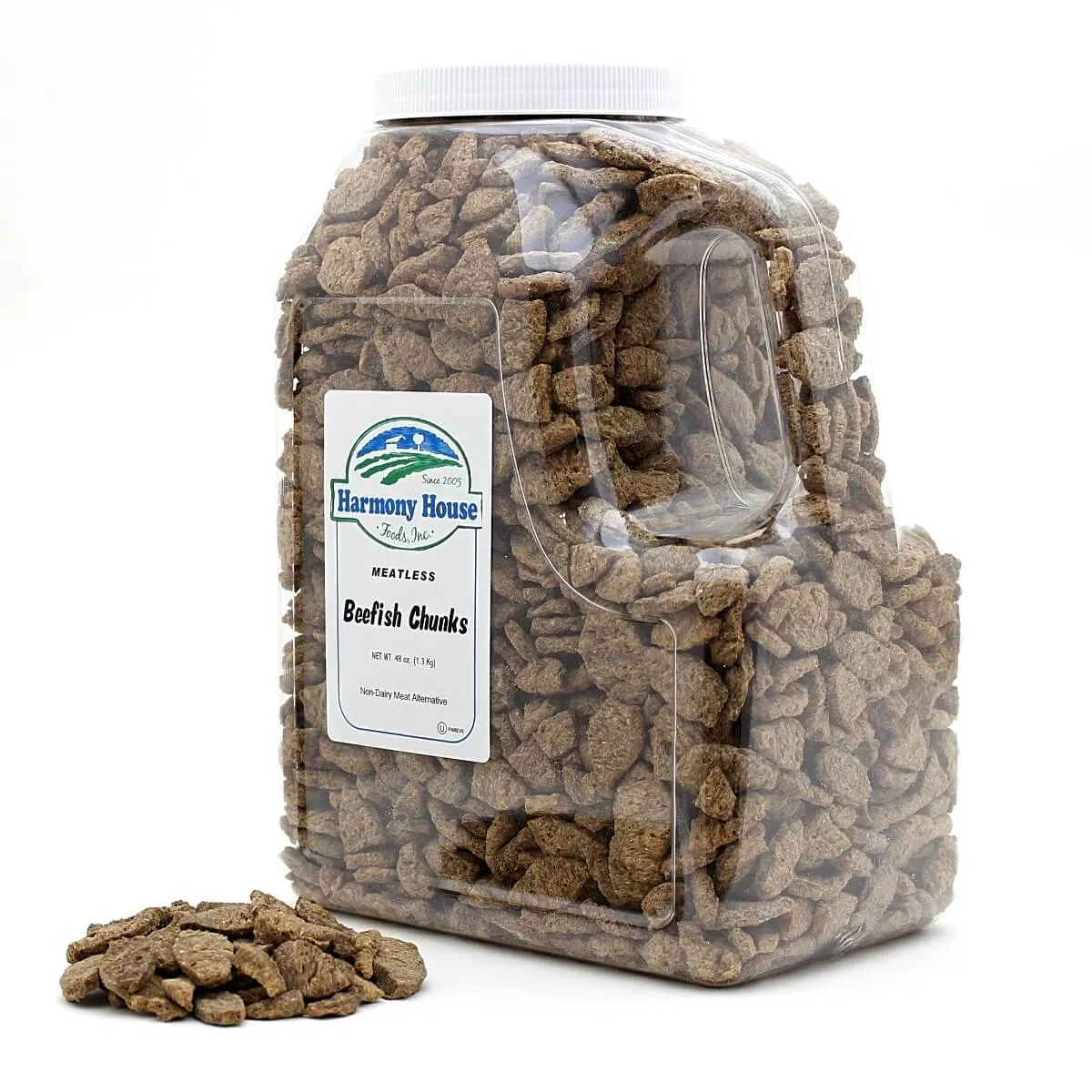 Harmony House Beef Style Chunks (Unflavored) (48 oz)