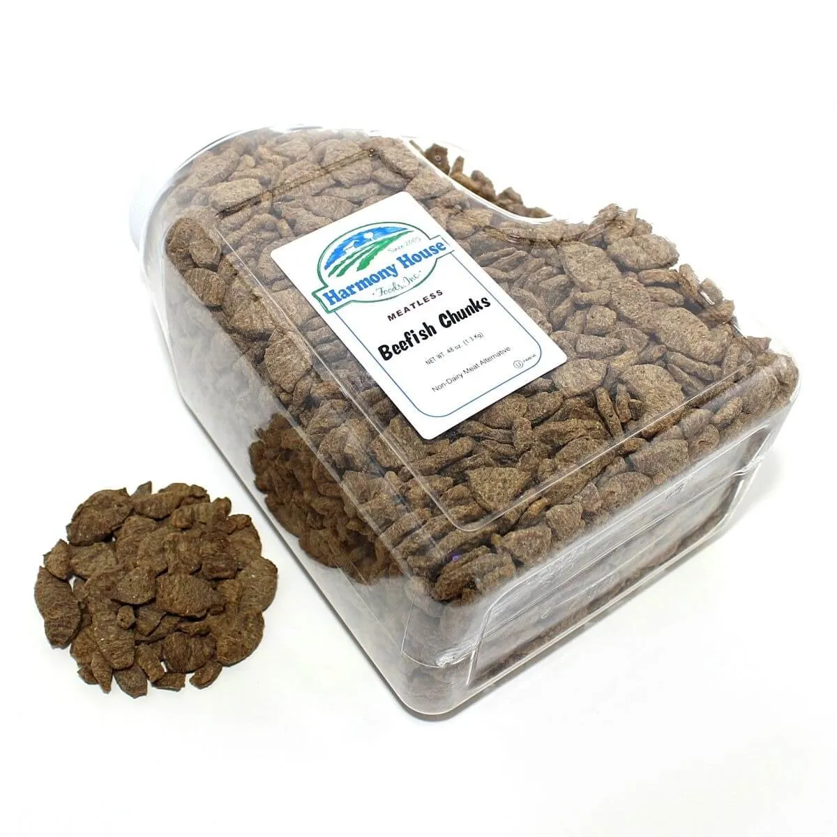 Harmony House Beef Style Chunks (Unflavored) (48 oz)