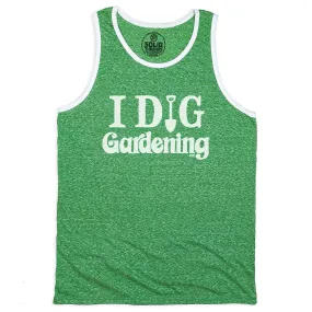I Dig Gardening Ringer Tank Top
