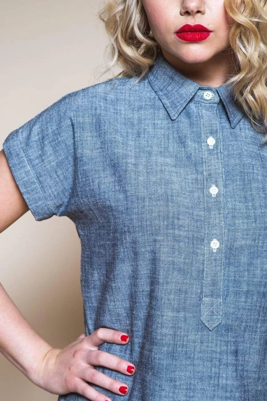 Kalle Shirt   Shirtdress - Closet Core Patterns - Sizes 0-20