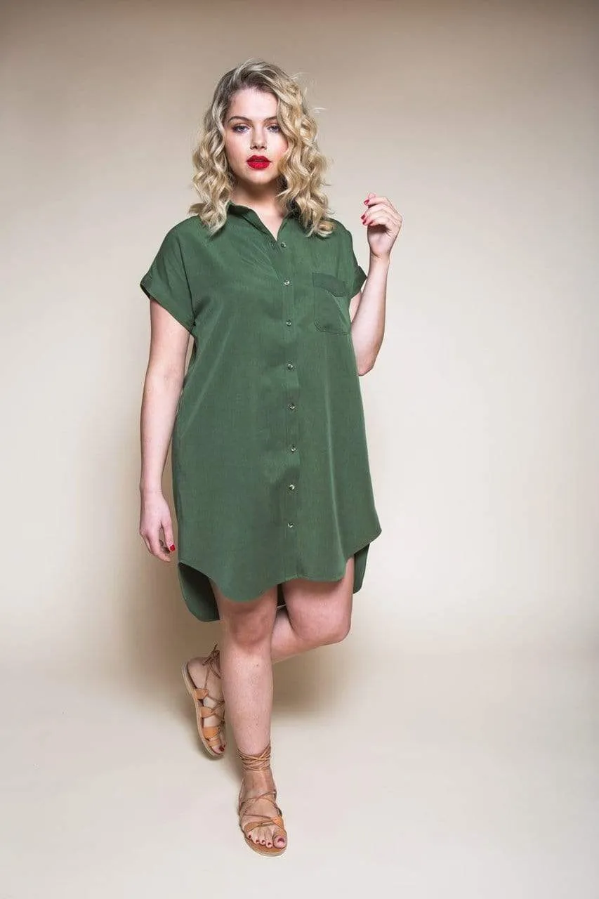 Kalle Shirt   Shirtdress - Closet Core Patterns - Sizes 0-20