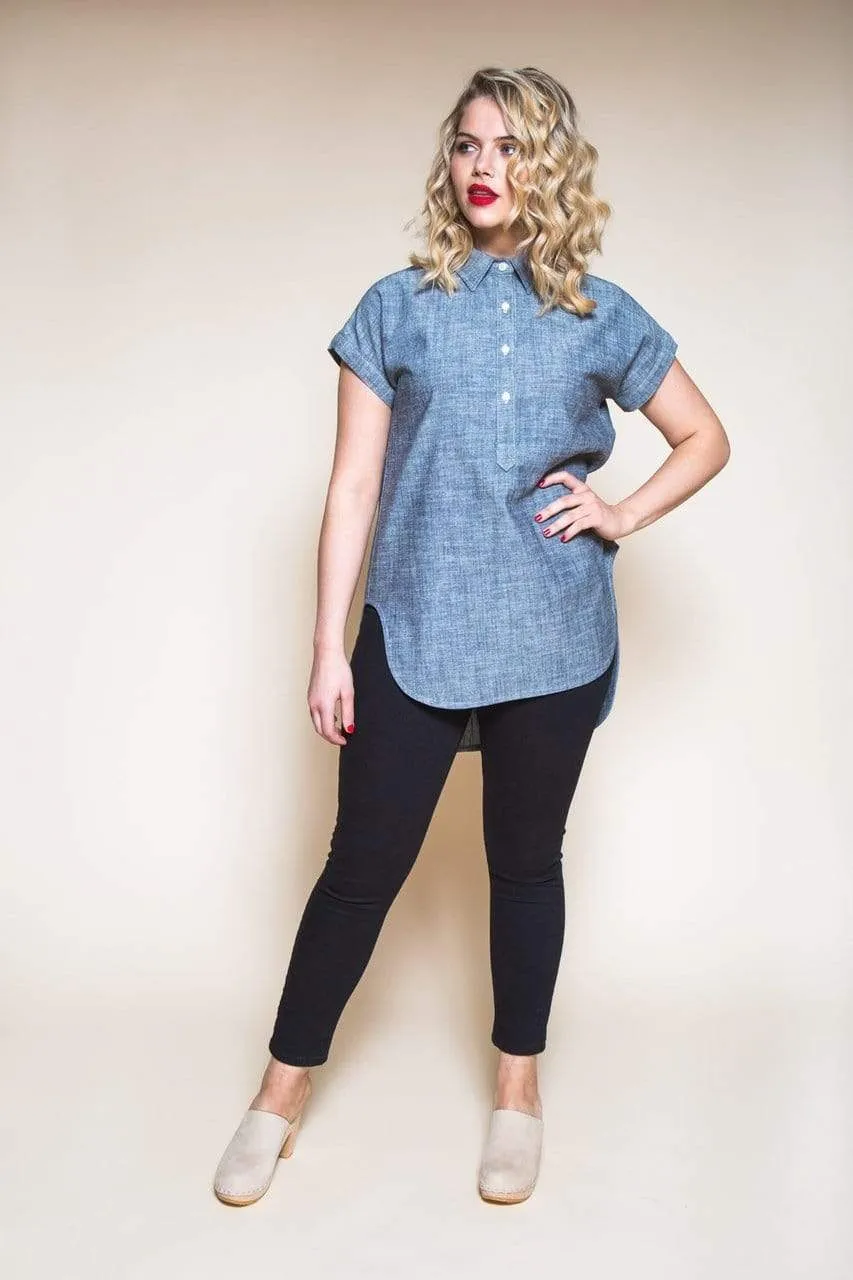 Kalle Shirt   Shirtdress - Closet Core Patterns - Sizes 0-20