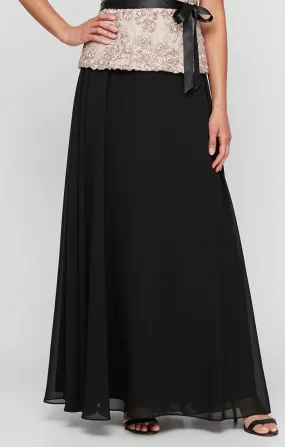 Long Chiffon Full Skirt