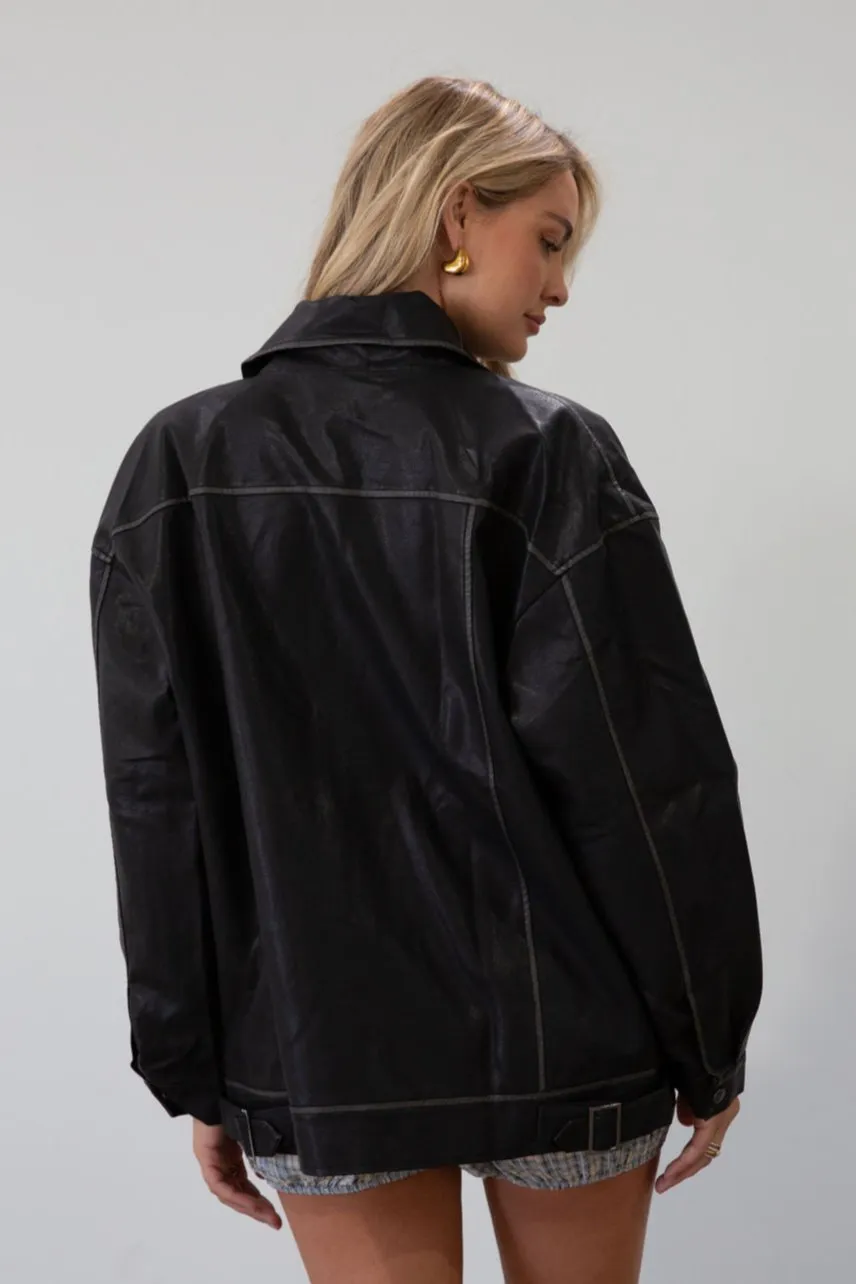 Lucky Find Leather Jacket