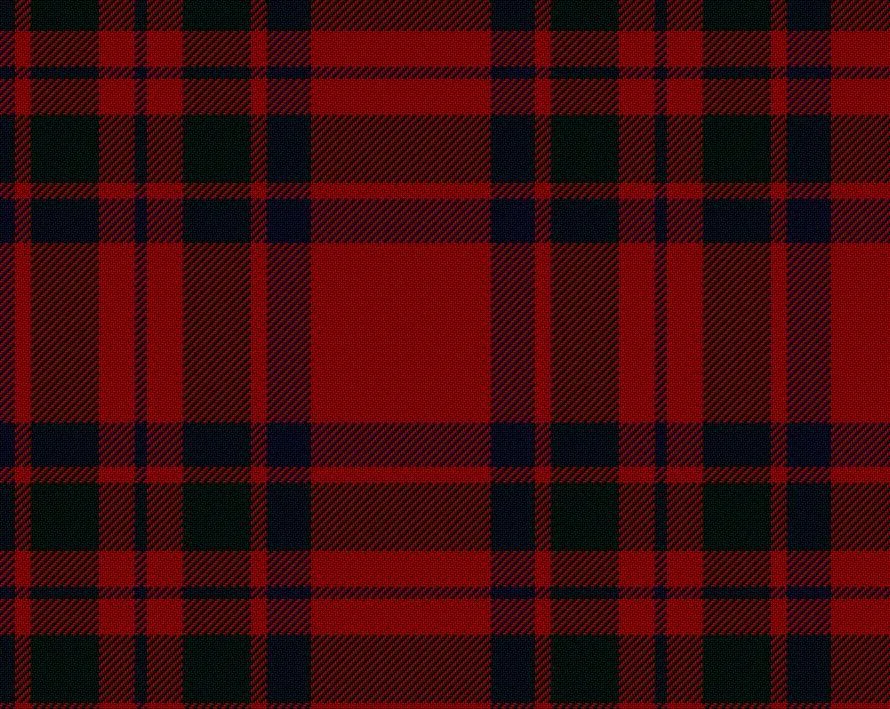 MacIntosh Red Modern Tartan Scarf