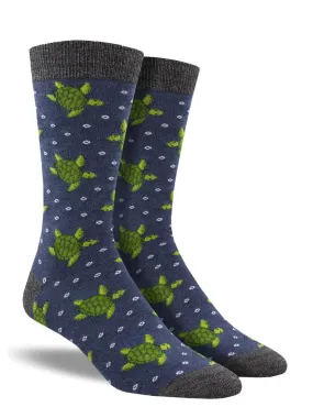 Men's Bamboo Turtle Tales Socks