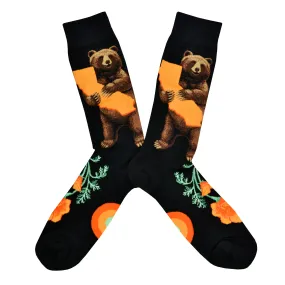 Men's California Bear Hug Socks