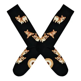 Men's Corgi Butt Strut Socks