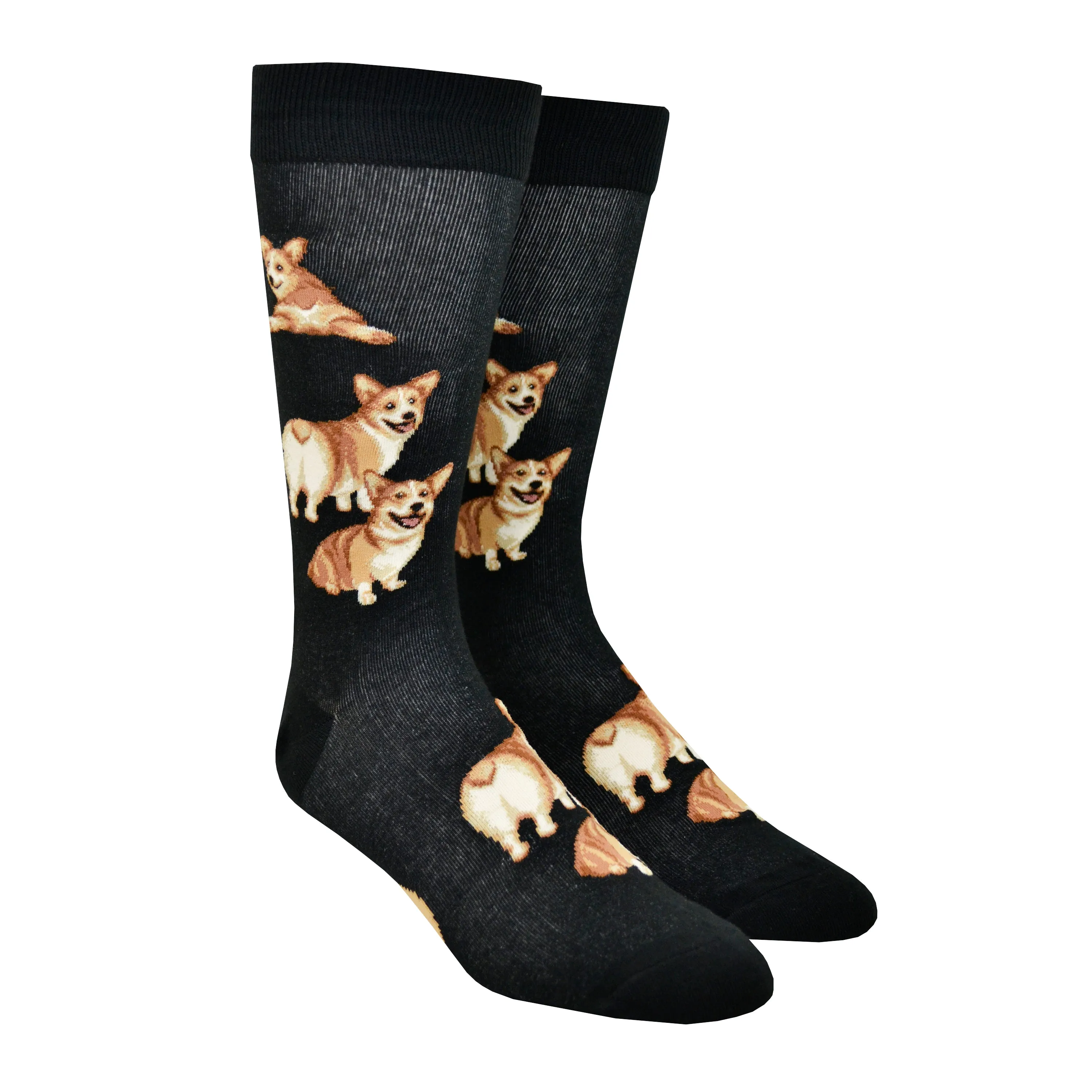 Men's Corgi Butt Strut Socks