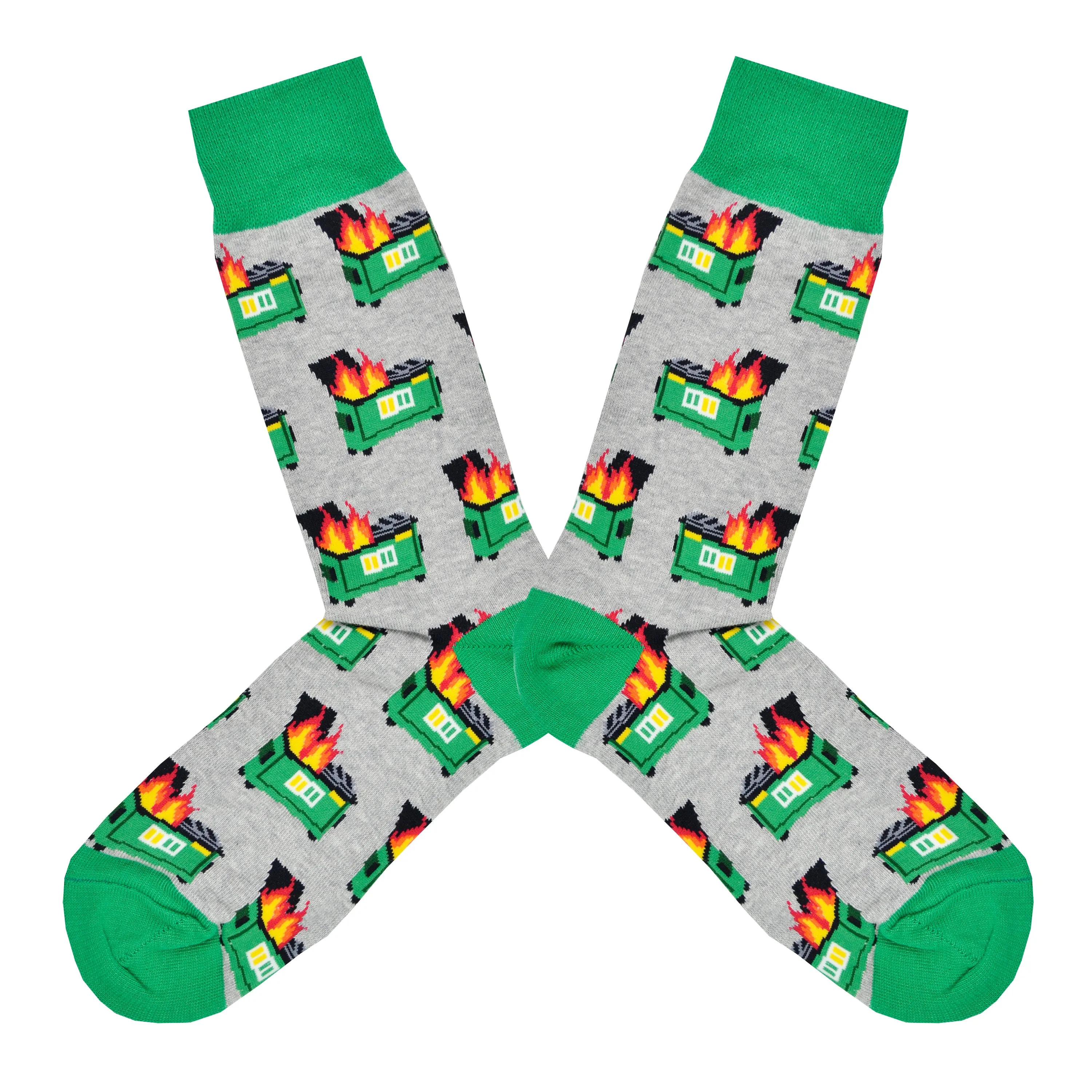 Men's Dumpster Fire Socks