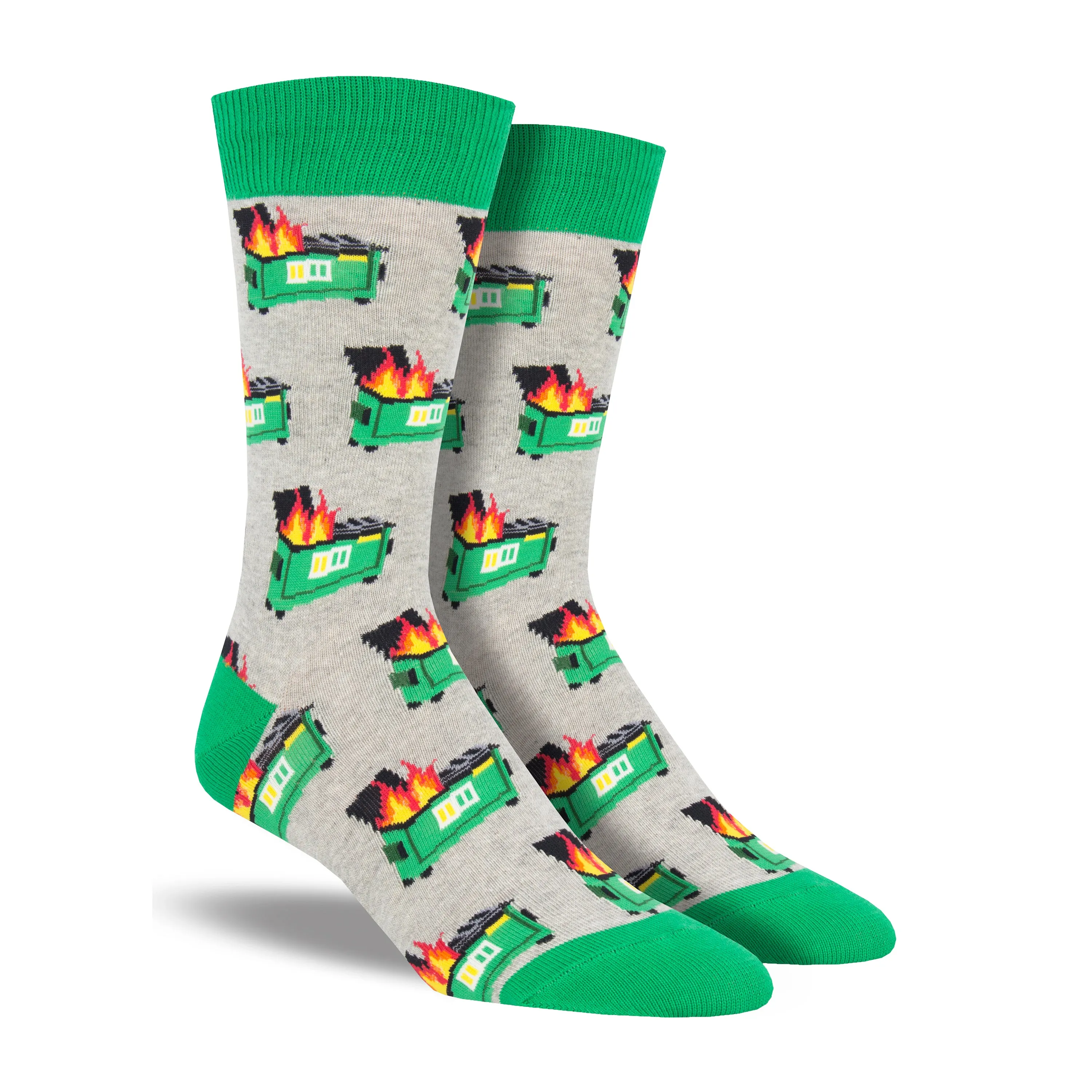 Men's Dumpster Fire Socks