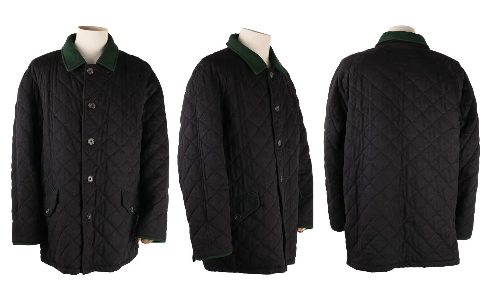Men's KLEIDER Manufaktur HABSBURG Quilted 100% Cashmere Jacket Coat Size 46 / 56
