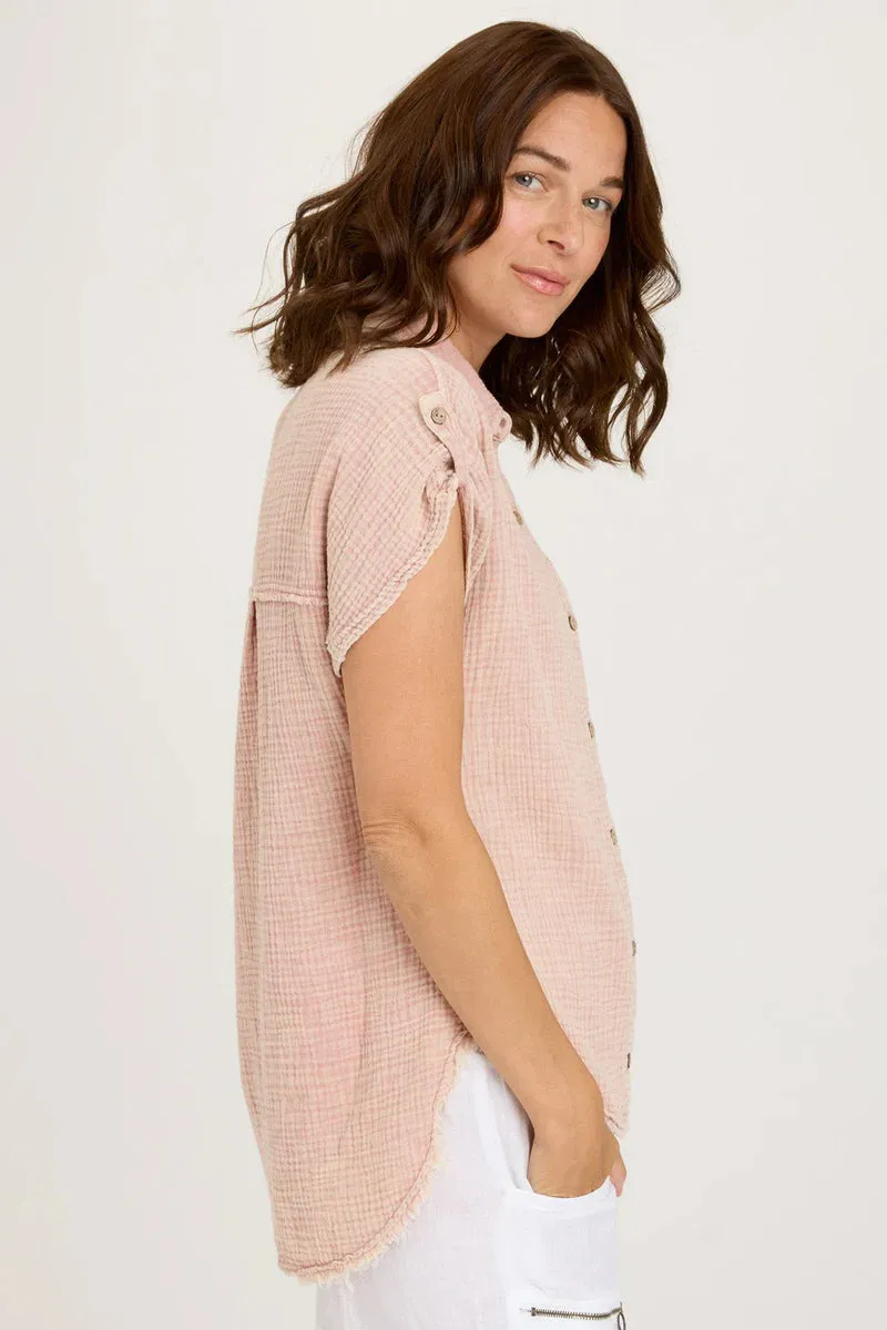 Naresha Tunic - Distress Wash Hydrangea