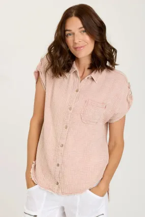 Naresha Tunic - Distress Wash Hydrangea