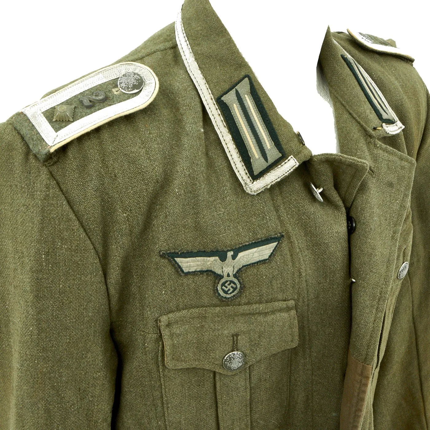 Original German WWII Army M-1940 Pattern Heer Infantry NCO Tunic