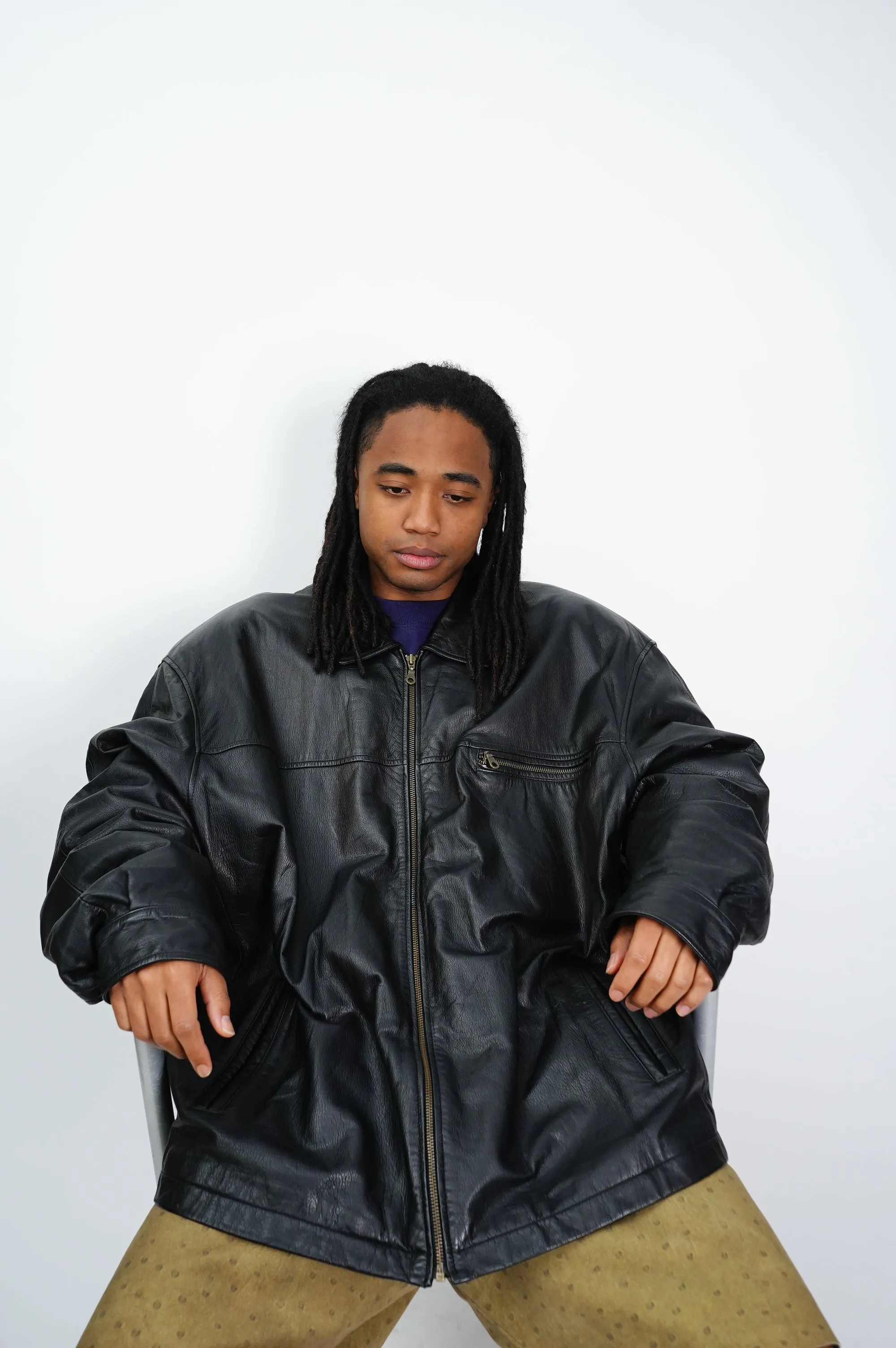 "REPP LTD." -Leather Sports Jacket-