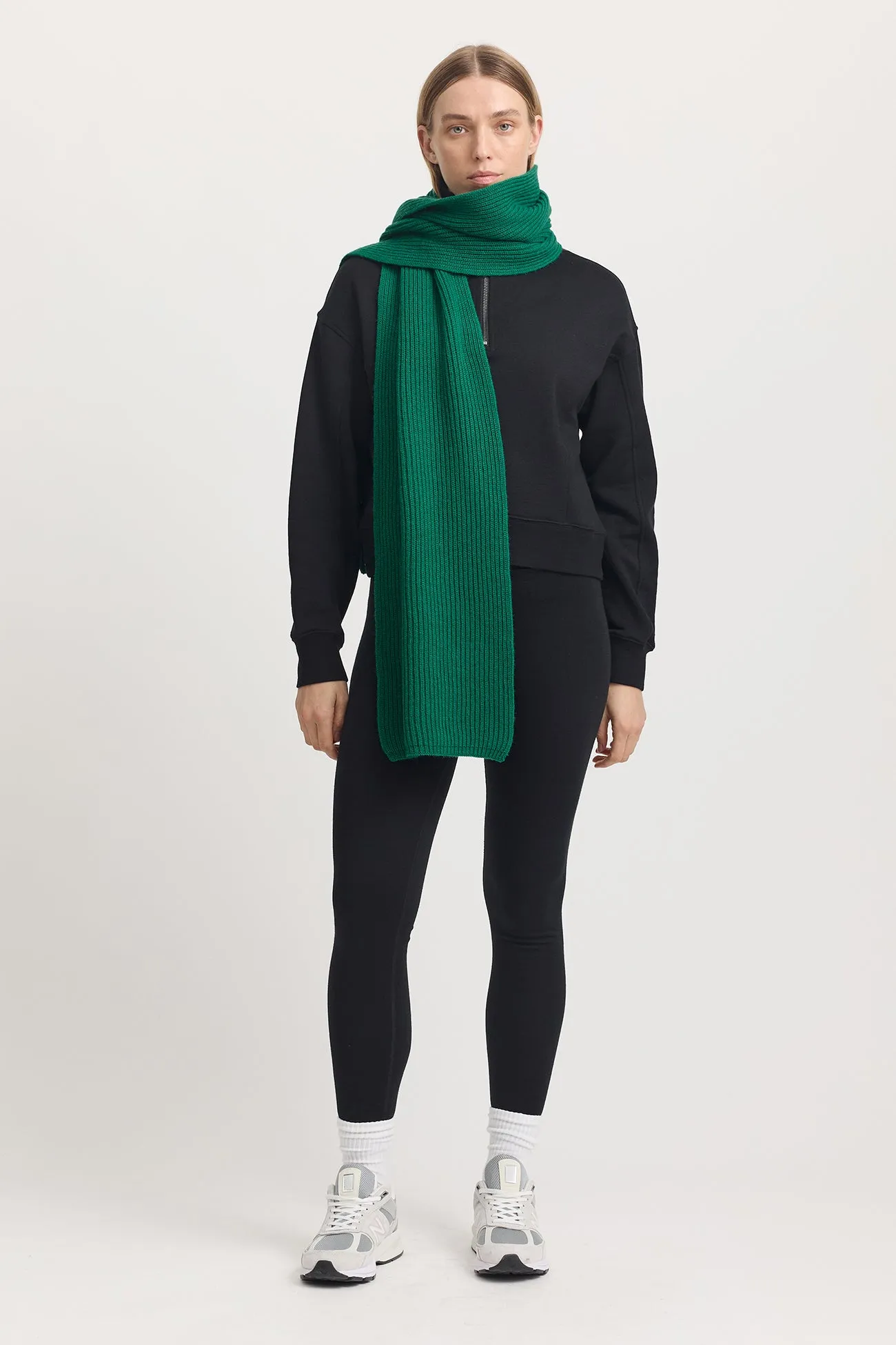 RIB KNIT SCARF