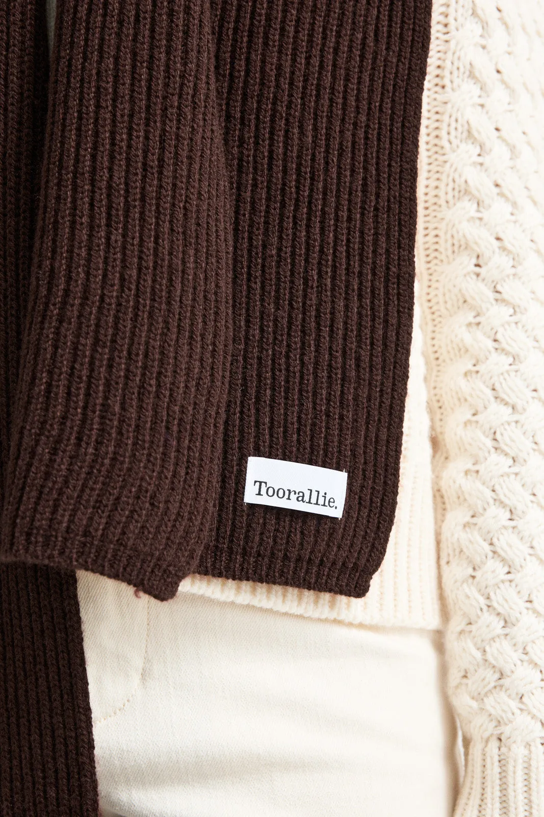 RIB KNIT SCARF