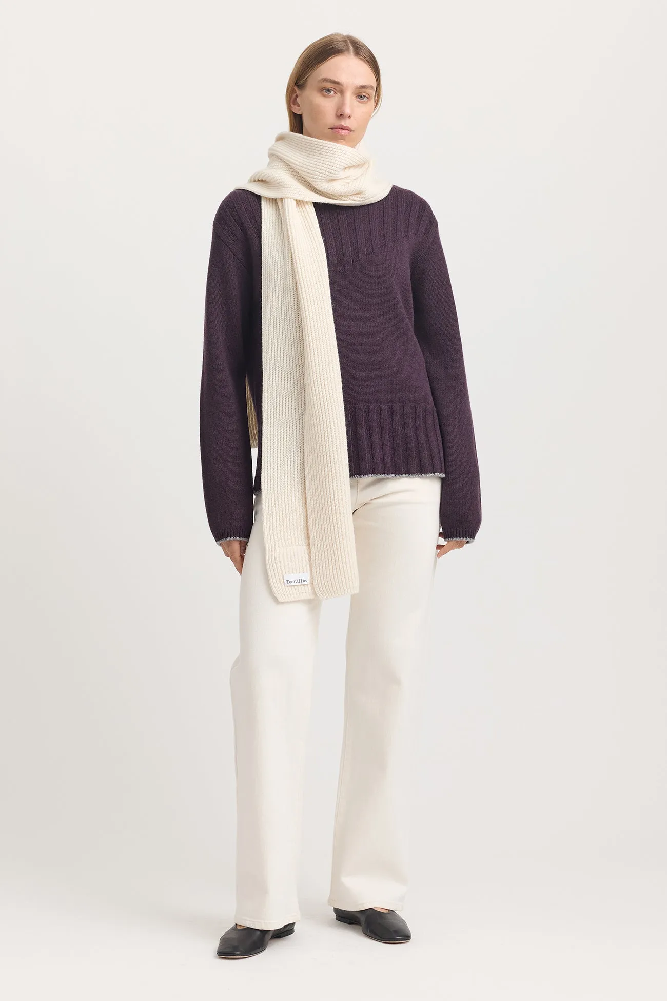 RIB KNIT SCARF