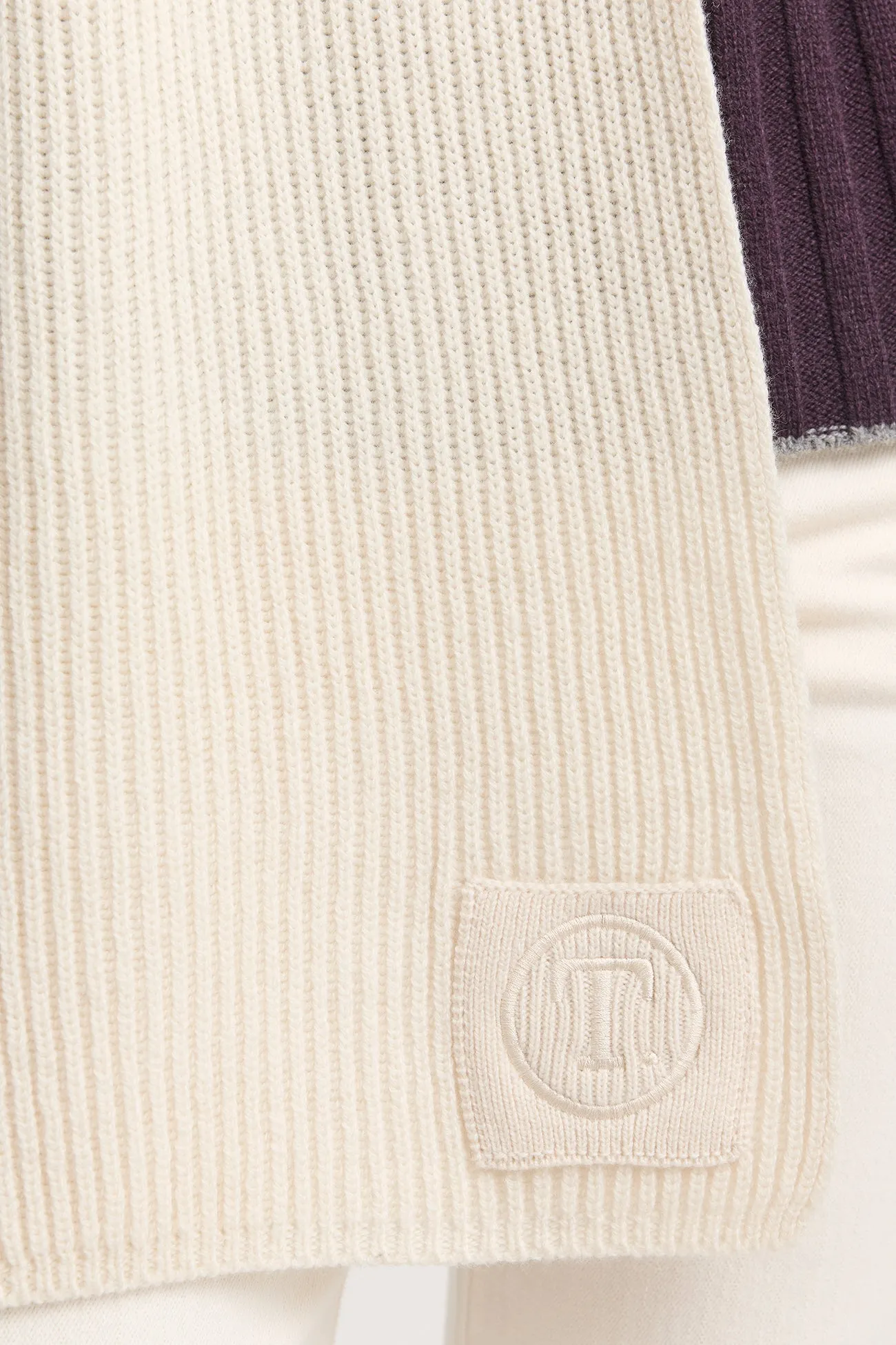 RIB KNIT SCARF