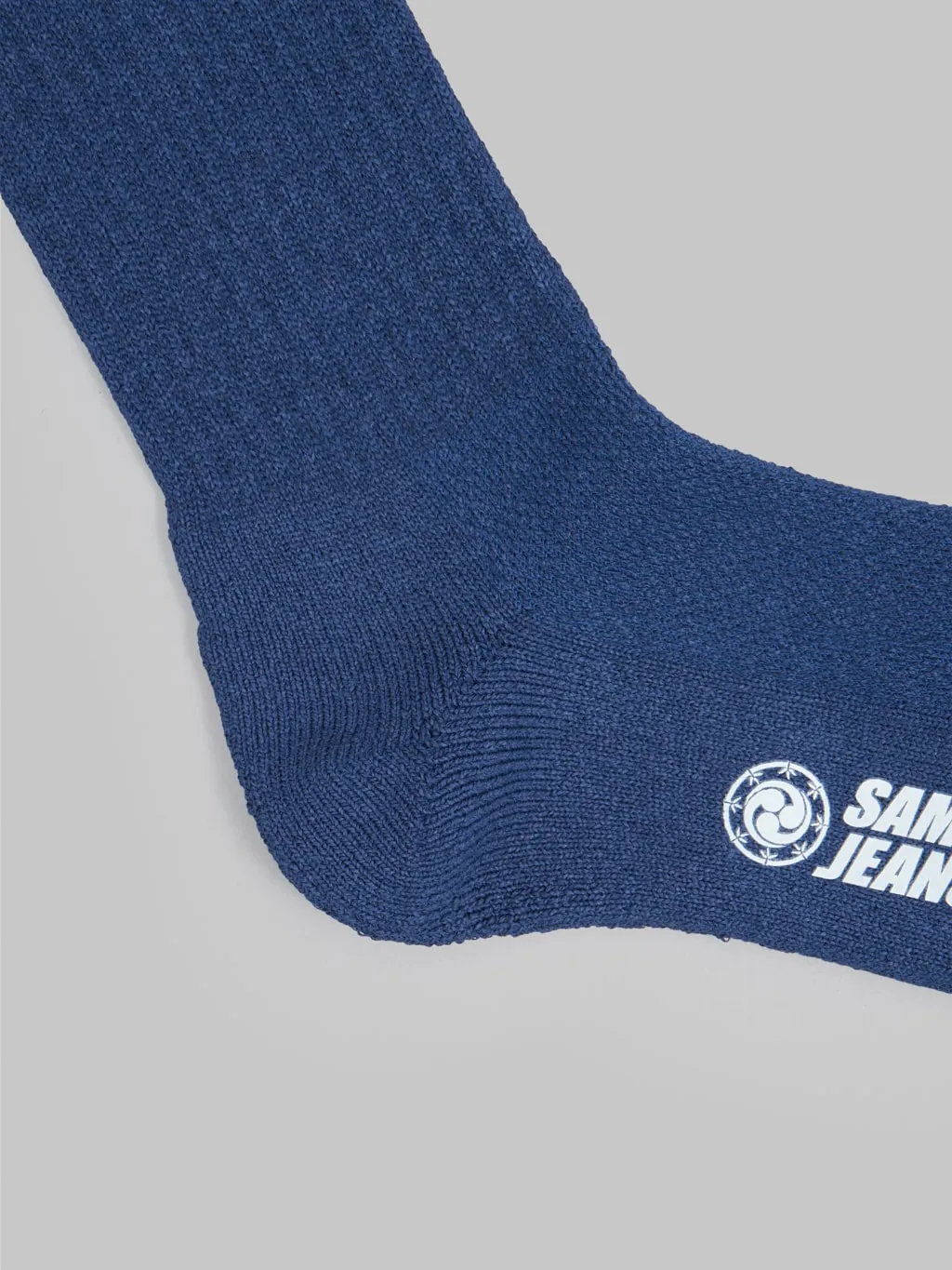 Samurai Jeans SJKS24 Japanese "Washi Paper" Socks Navy