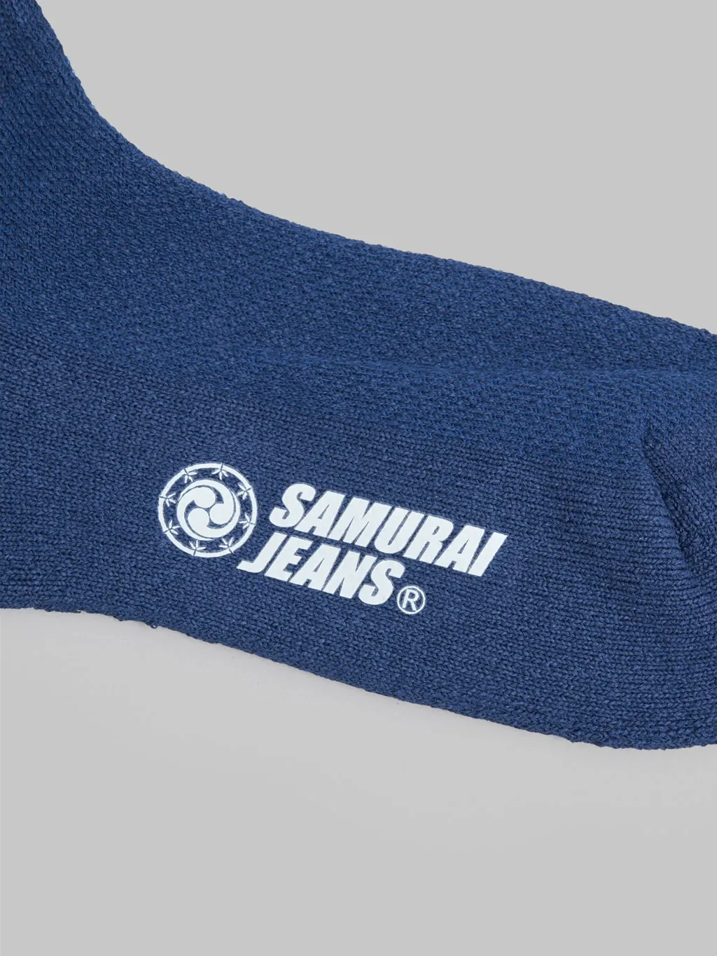 Samurai Jeans SJKS24 Japanese "Washi Paper" Socks Navy
