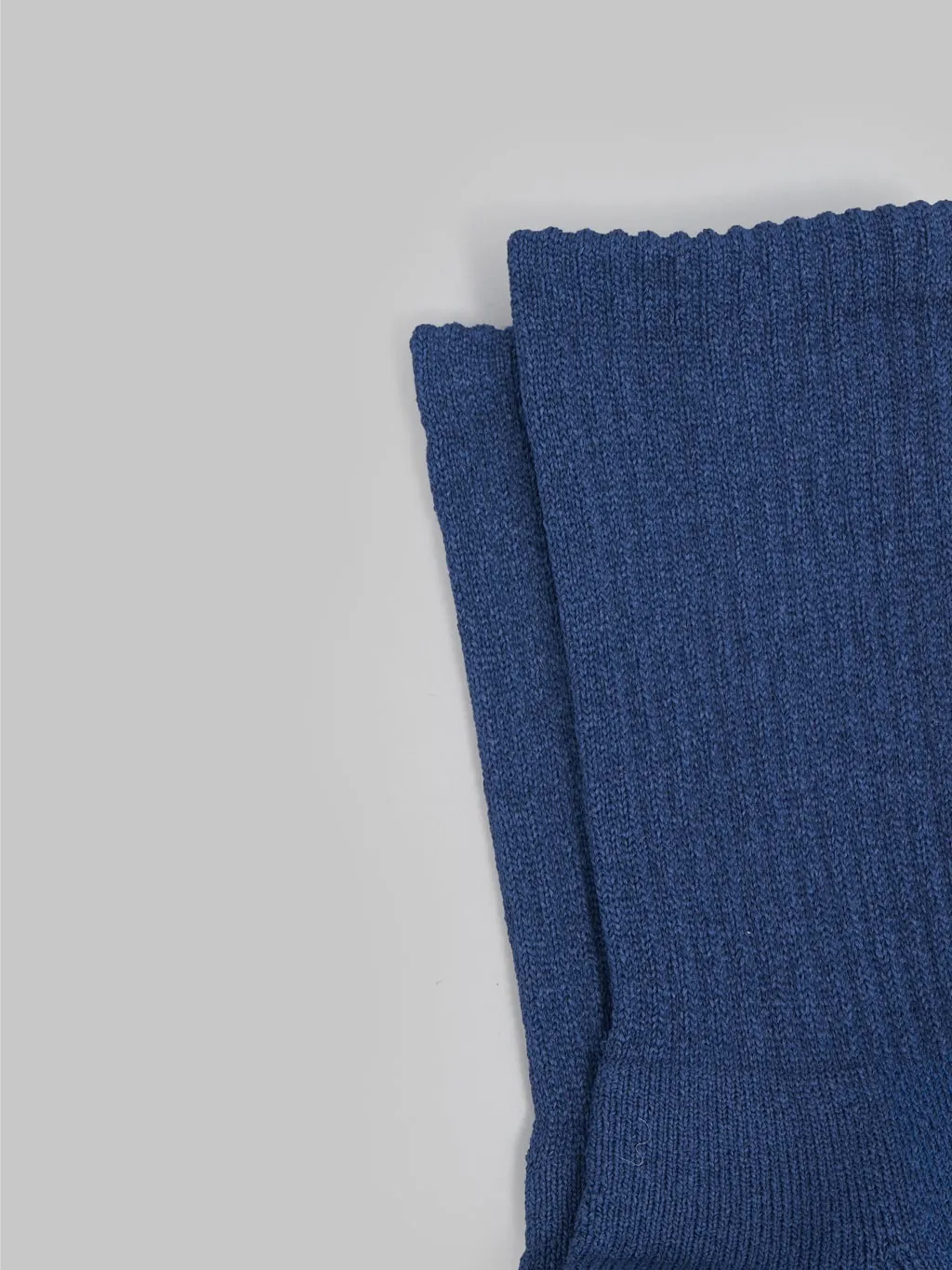 Samurai Jeans SJKS24 Japanese "Washi Paper" Socks Navy