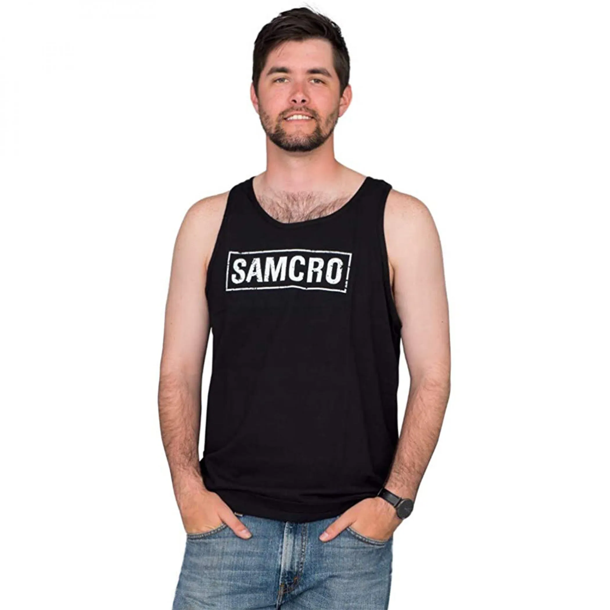 Sons Of Anarchy SAMCRO Front And Back Print Tank Top