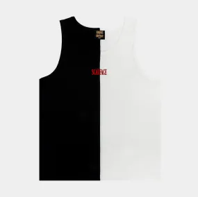 SP x Scarface Split Mens Tank Top (Black/White)