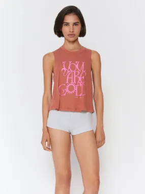Spiritual Gangster You Are Gold Crop Tank