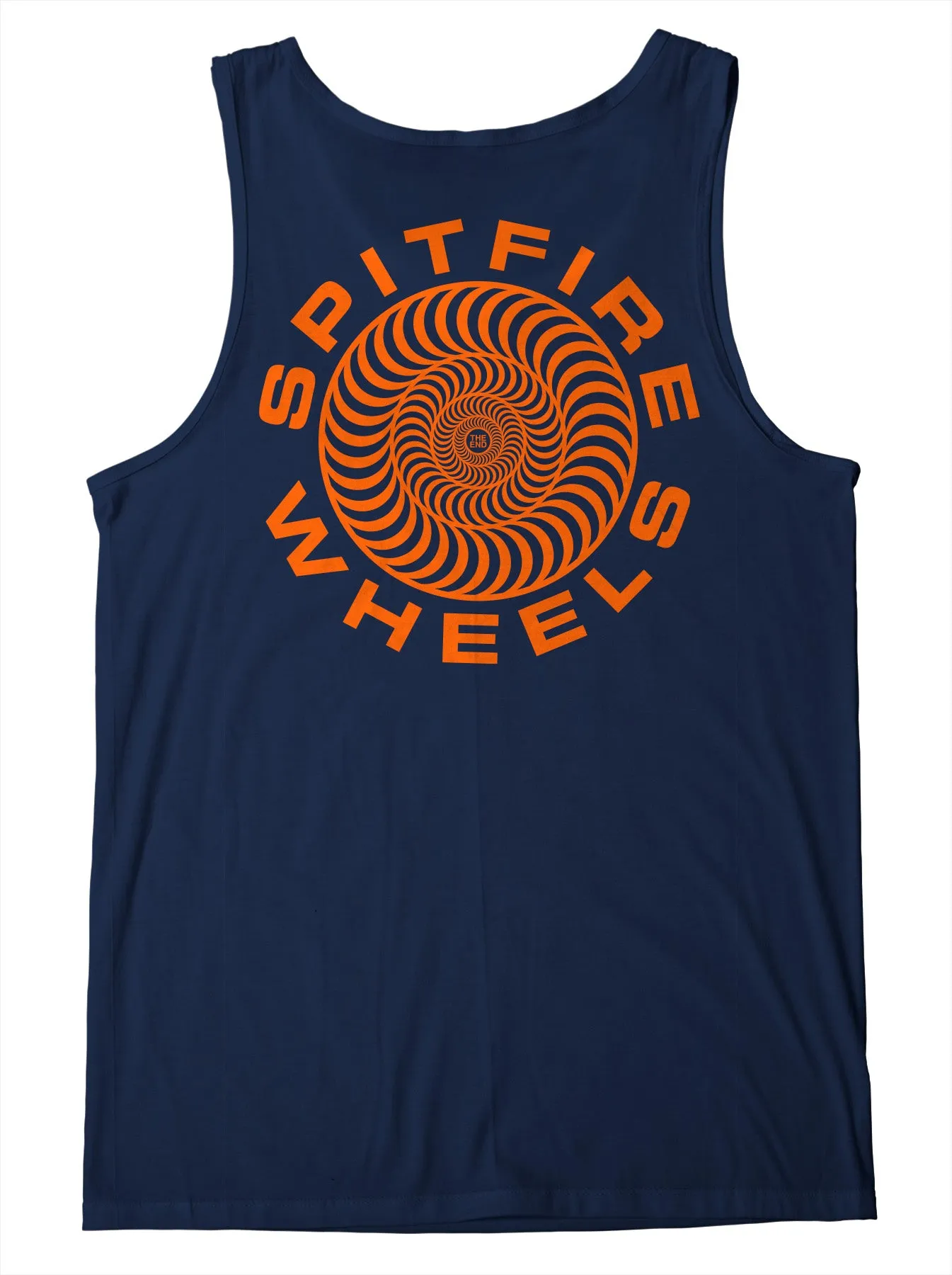 SPITFIRE CLASSIC SWIRL TANK TOP NAVY/ORANGE