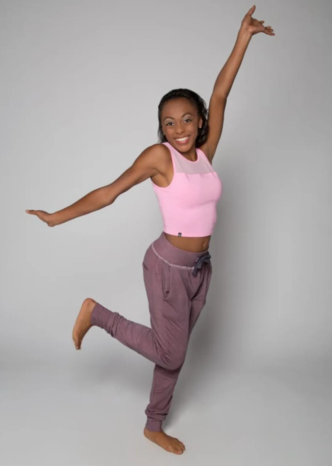Sugar and Bruno | Mesh Top Tank | Pink