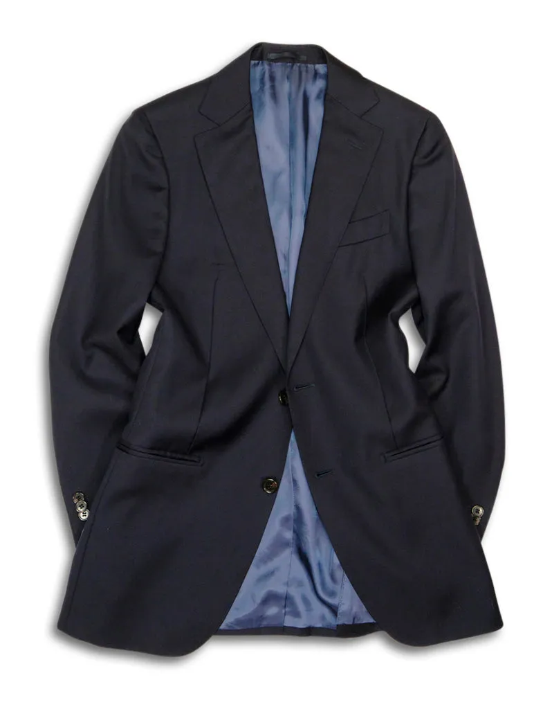 Suitsupply - Navy Super 110's Wool Sports Jacket 46