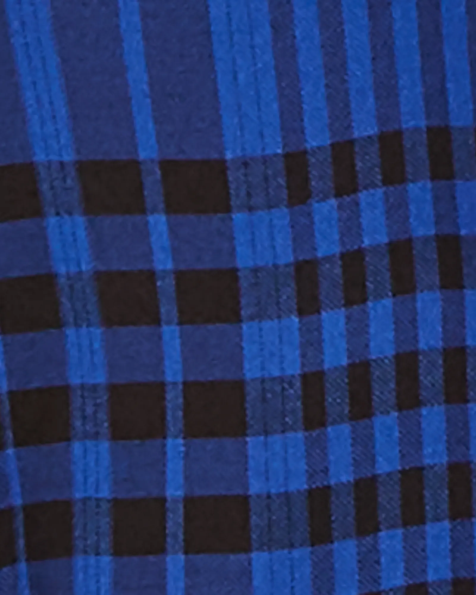 Tula Button Down Top | Royal Blue / Black